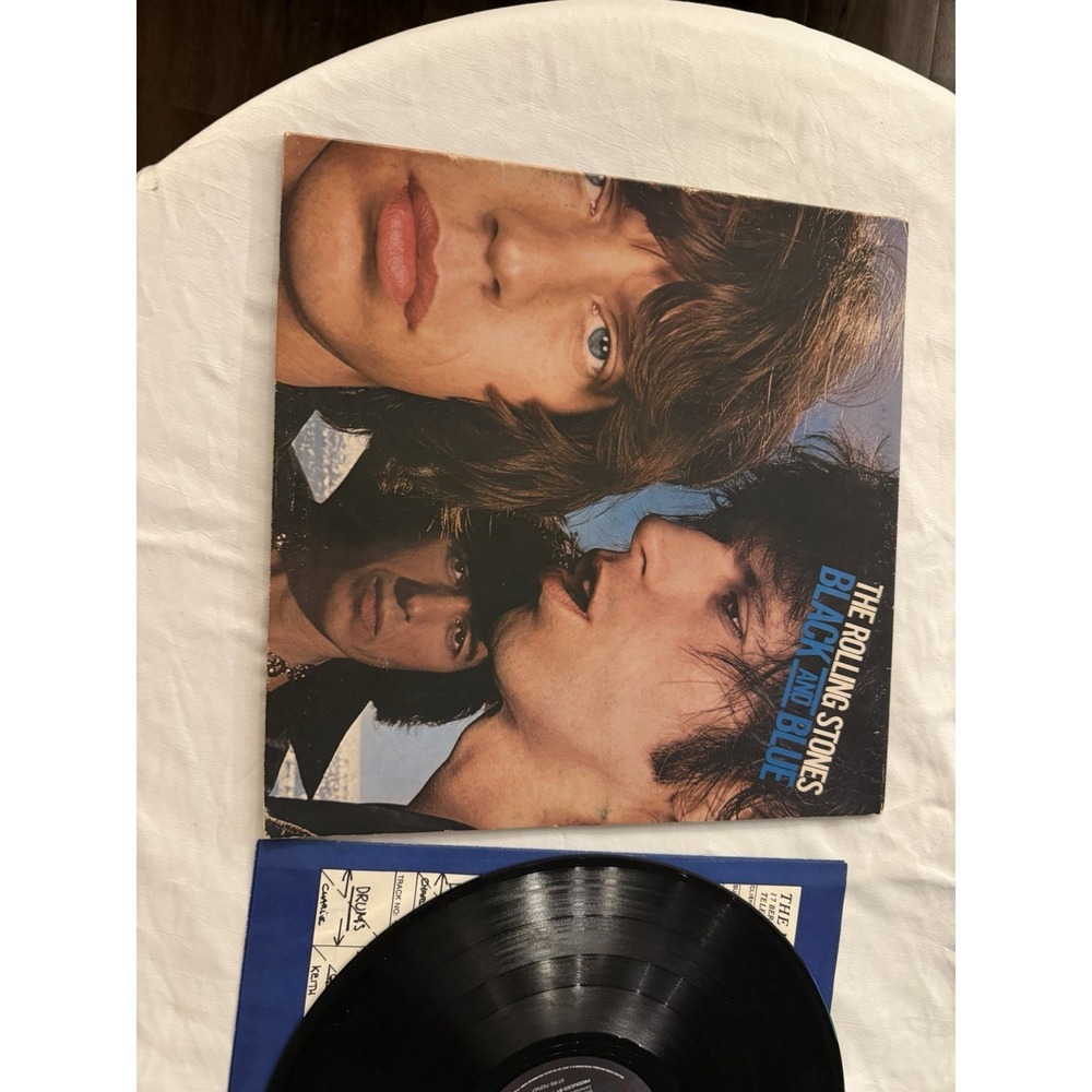 Rolling Stones Black And Blue LP COC 79104 Complete Original Inner - Picture 2 of 14